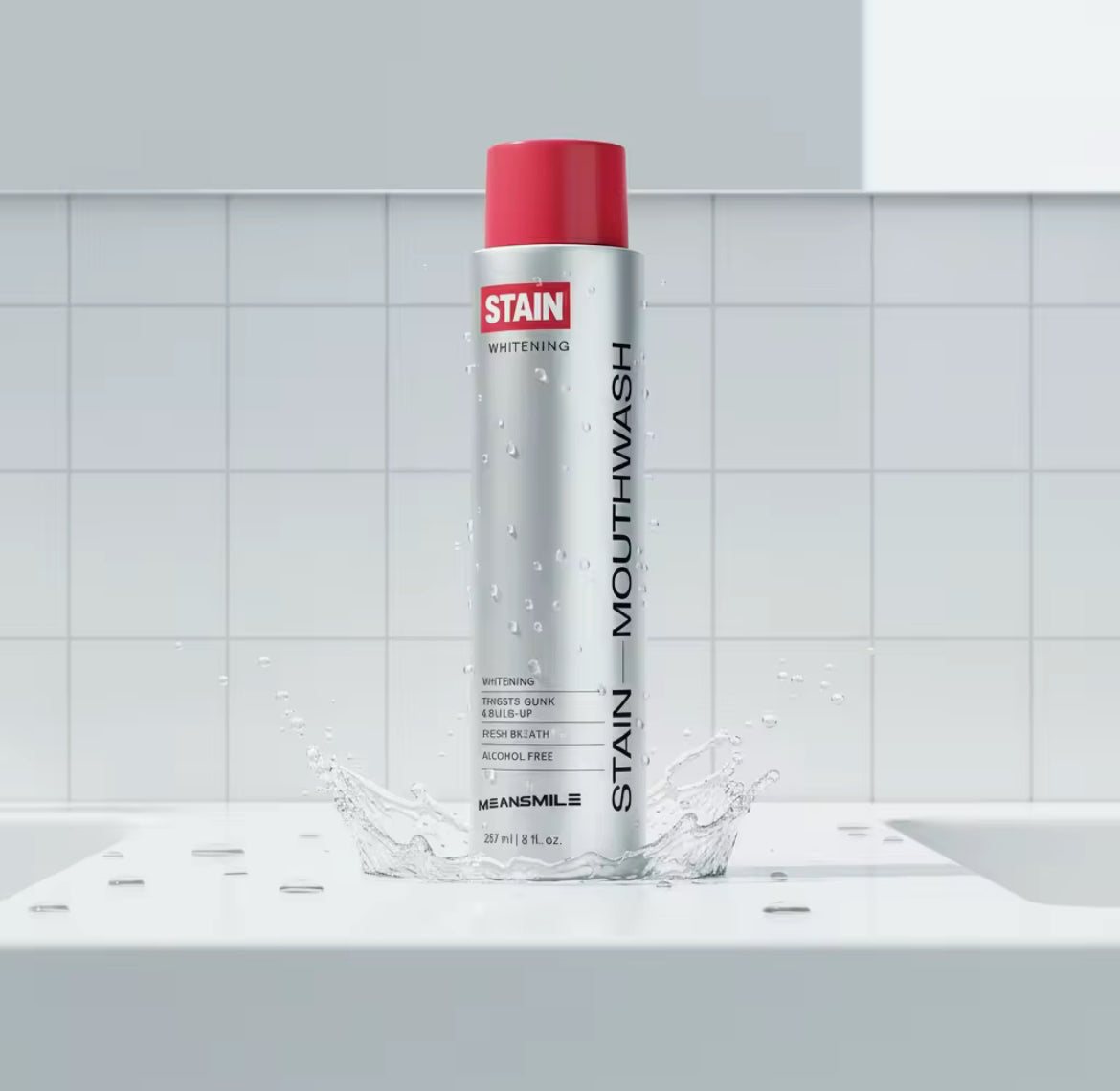 Bain de Bouche Blanchissant Premium – Haleine Fraîche & Sourire Éclatant | Skinora