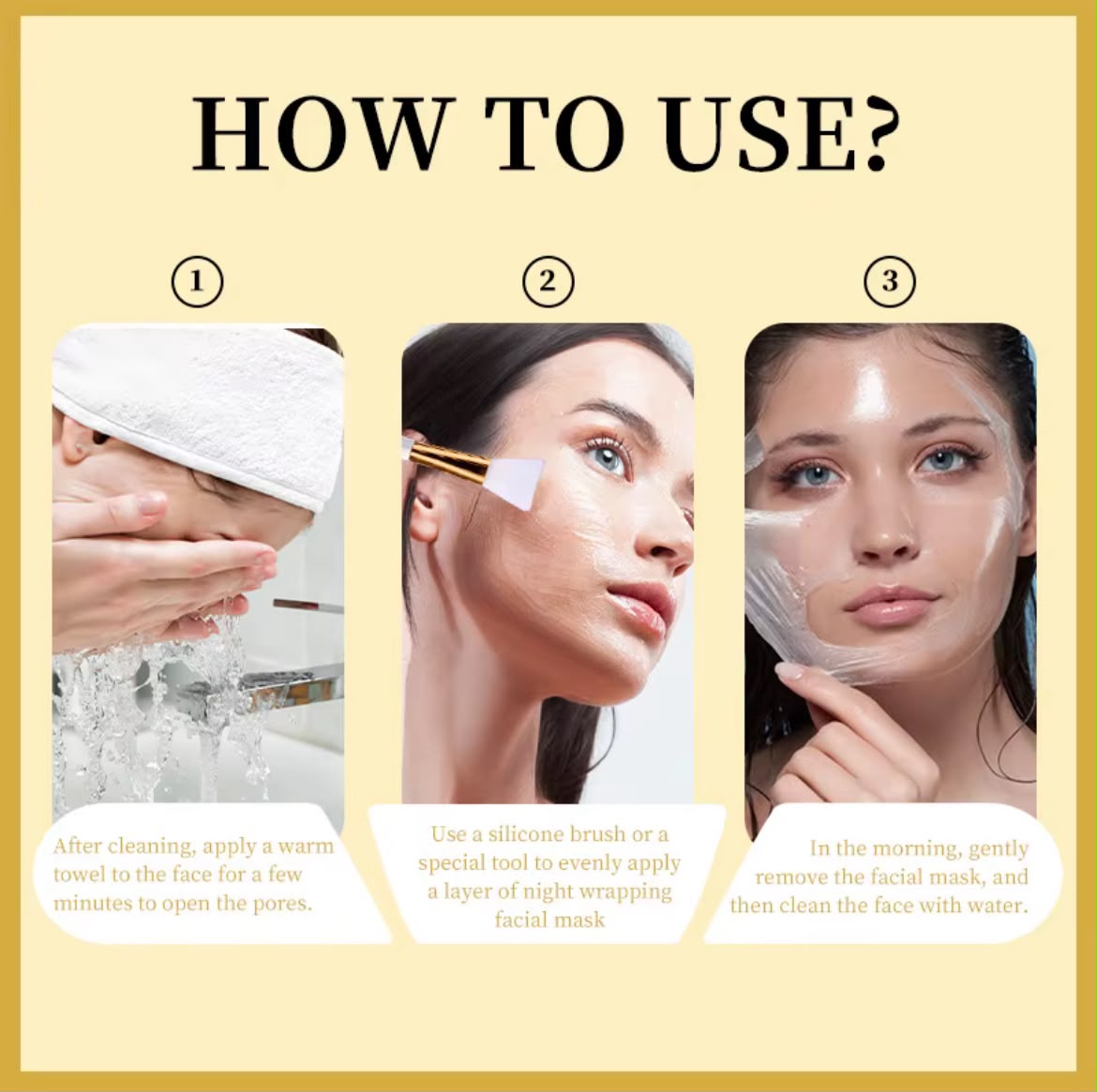 Masque de Nuit Éclat au Curcuma & Acide Kojique – Peau Lumineuse au Réveil ✨