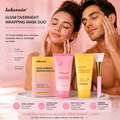 Pack Glow Overnight™ – Duo Masques de Nuit Collagène & Curcuma | Skinora